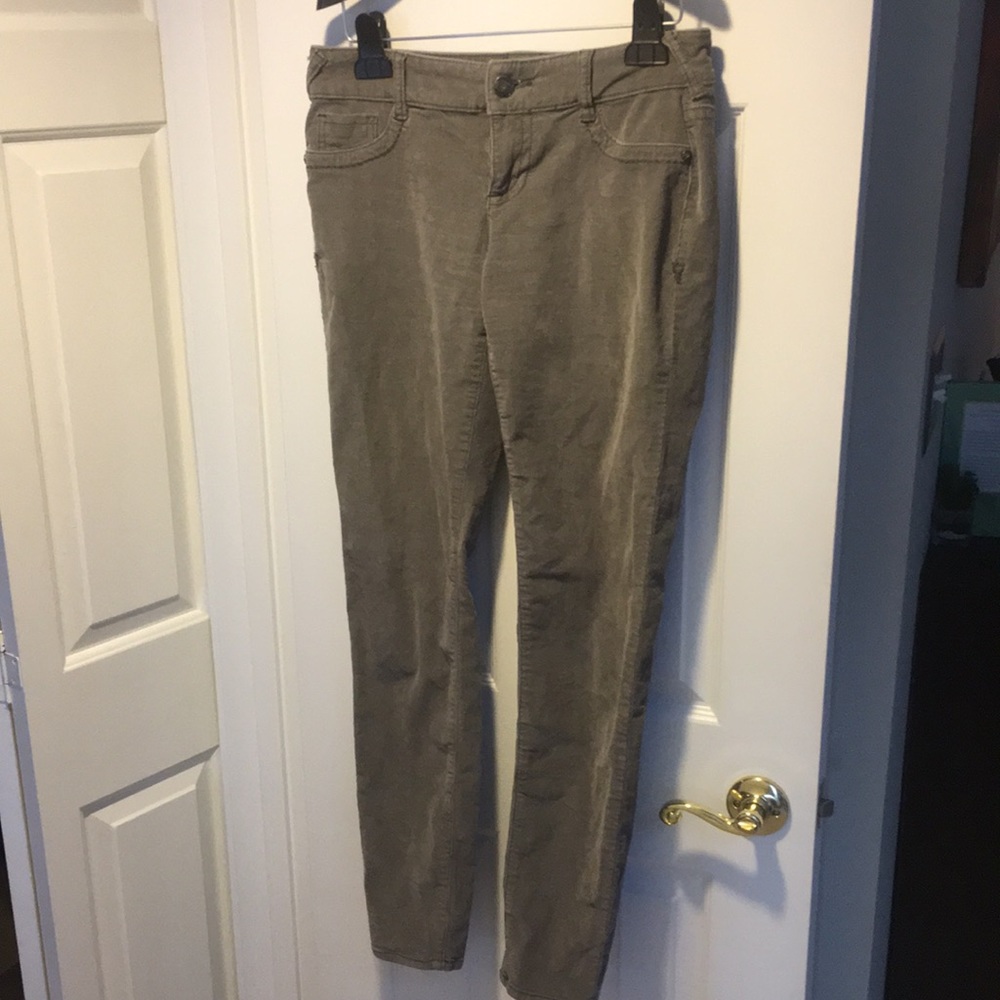 Corduroy skinny pants